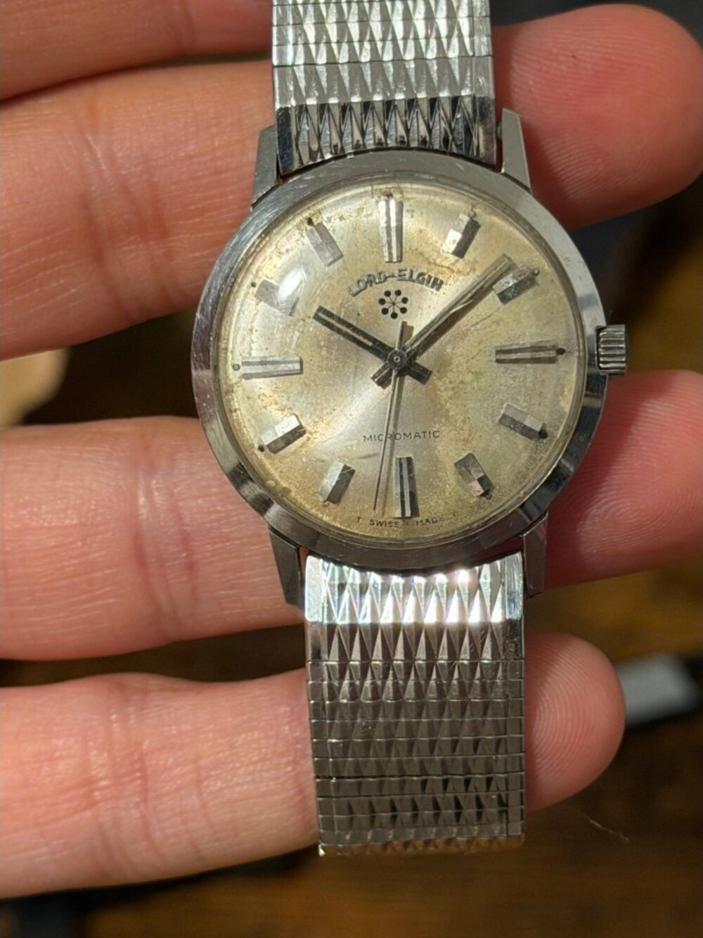 Lord Elgin Micromatic Swiss Automatic 33mm Men's Watch